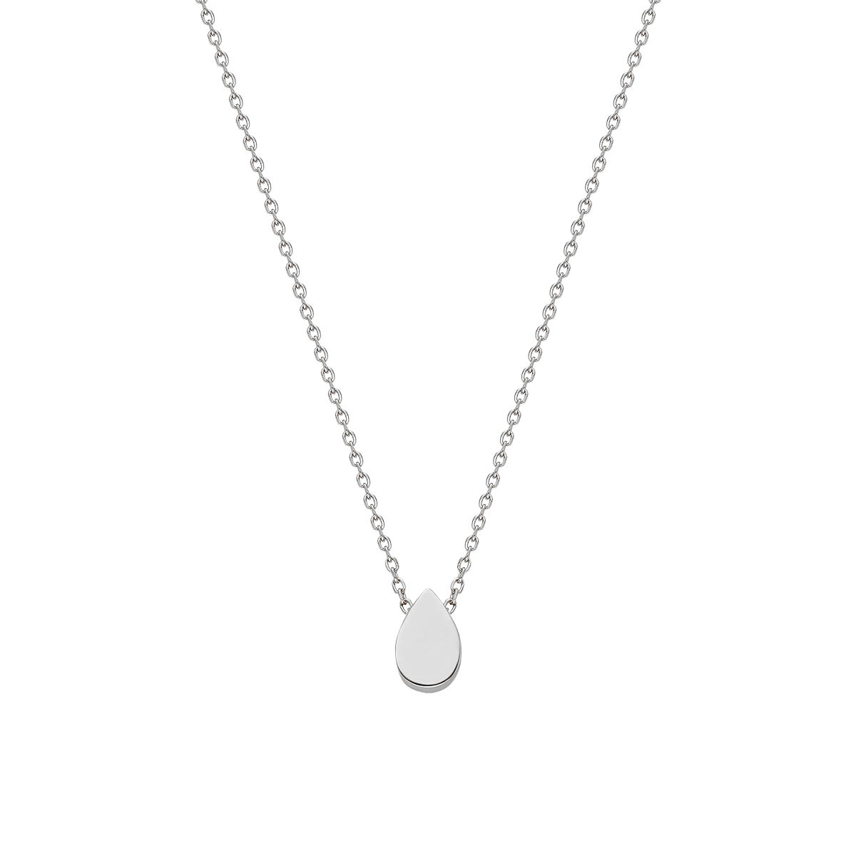 Silver Necklace Drop Design 925 Sterling 