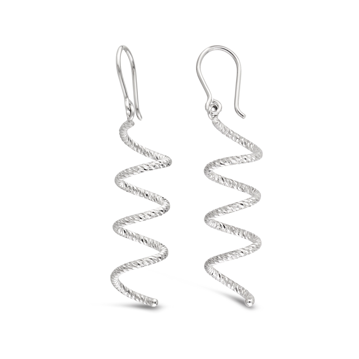 Silver Earring Plain Design 925 Sterling