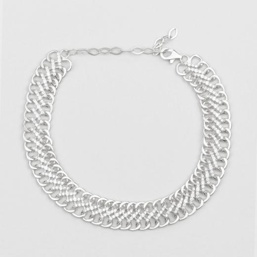 925 Sterling Silver Bracelet Special Design Zircon Stone