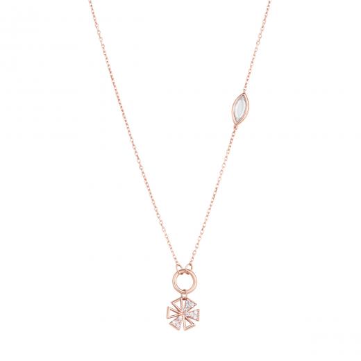 Silver Necklace Elpida Collection Special Design 