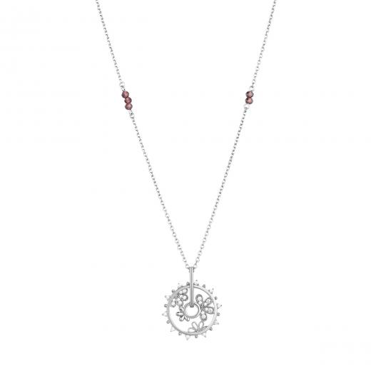 Silver Necklace Elpida Collection Special Design 925 Sterling