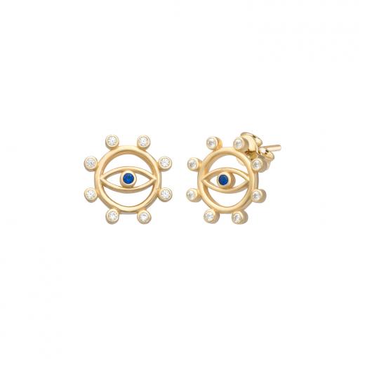 925 Sterling Silver Earring Evil Eye Collection Special Design