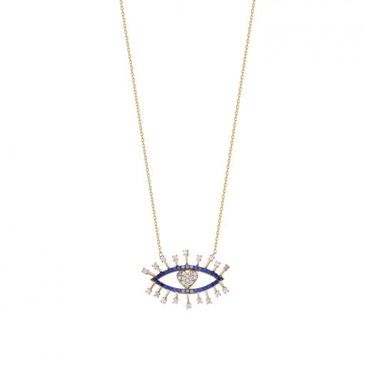 925 Sterling Silver Necklace Evil Eye Collection Special Design