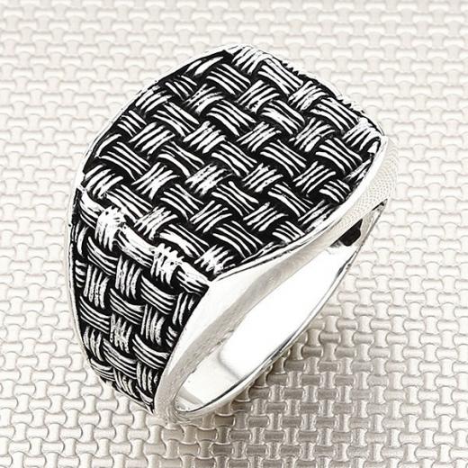 Special Design Men Ring 925 Sterling 