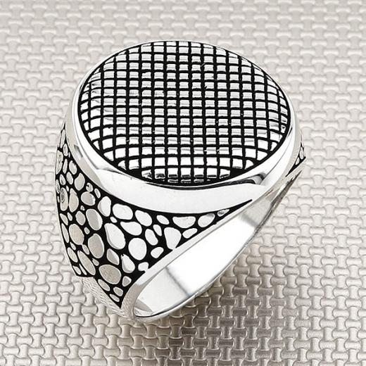 Special Design Men Ring 925 Sterling 