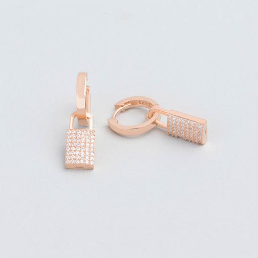 Silver Earring Special Design Zircon Stone 925 Sterling