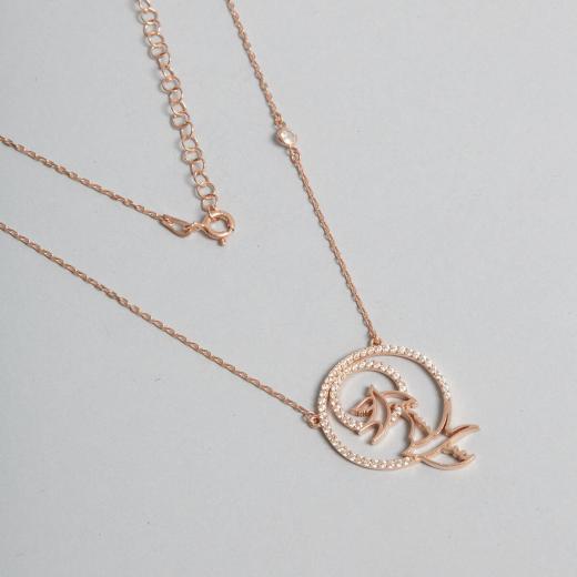 925 Sterling Silver Necklace Bird Symbol Special Design