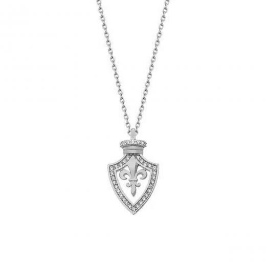 925 Sterling Silver Necklace Special Design Zircon Stone