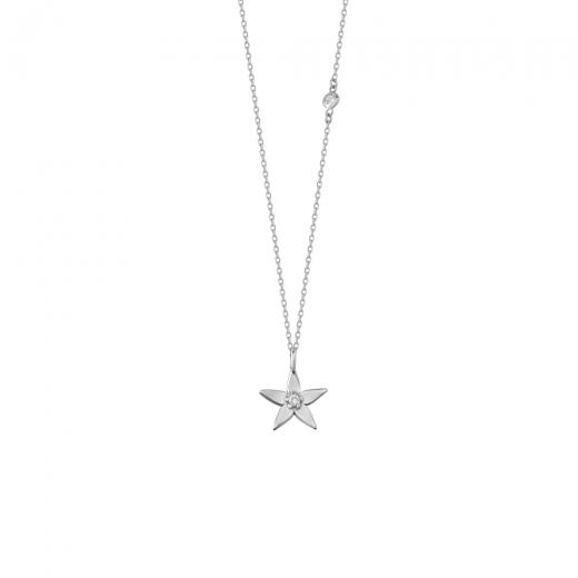 925 Sterling Silver Necklace Starfish Design