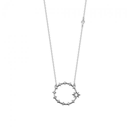 Silver Necklace Zircon Stone Special Design 925 Sterling