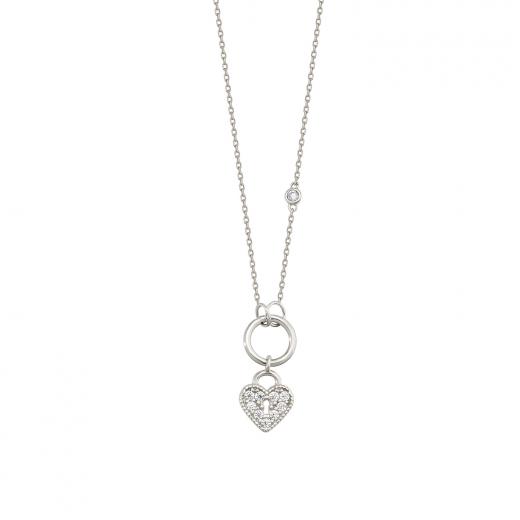 Silver Necklace Heart Design 925 Sterling