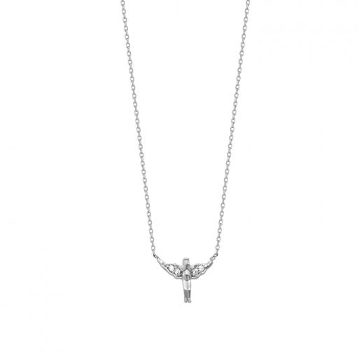 925 Sterling Silver Necklace Angel Design