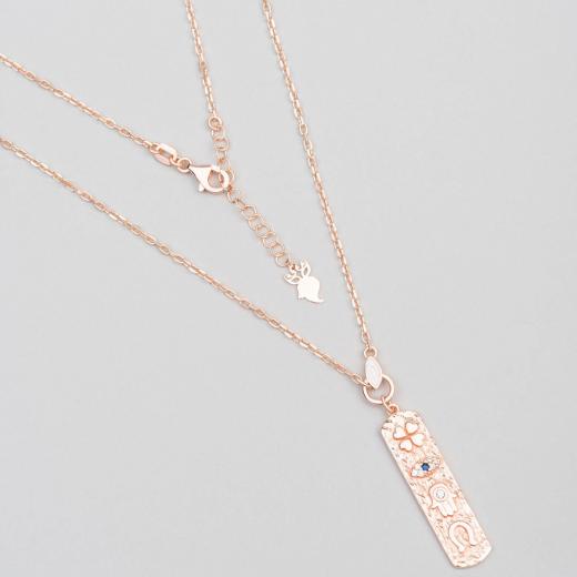 925 Sterling Silver Lucky Necklace
