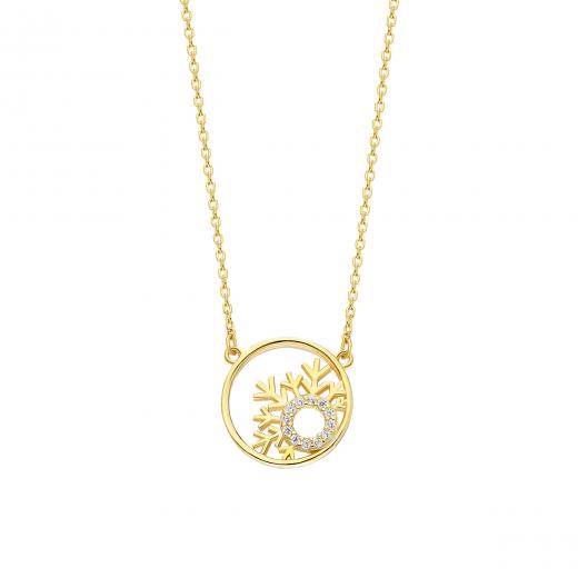 925 Sterling Silver Necklace Snowflake Symbol Special Design