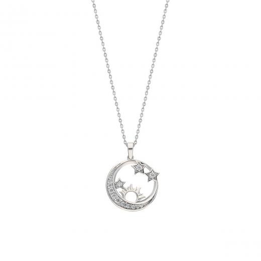 Silver Necklace Milky Way Symbol Special Design 925 Sterling