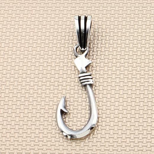 Hook Design Men Pendant 925 Sterling