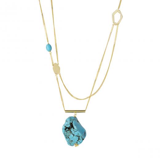 Silver Necklace Turquoise Collection 925 Sterling